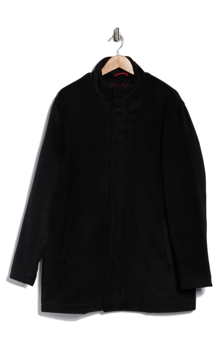 Robert Graham Stand Collar Coat, Alternate, color, Black
