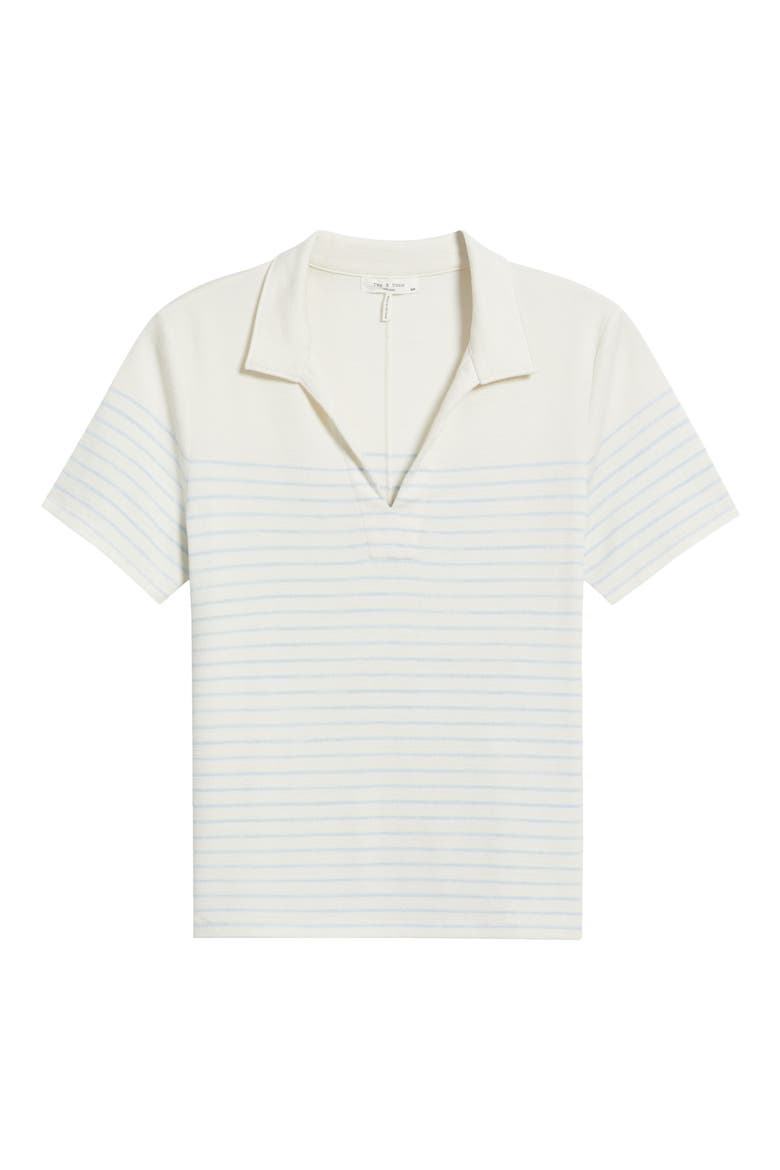 Stripe Knit Polo, Alternate, color, IVORY/ PALE