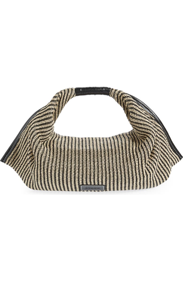 STAUD Jetson Raffia Shoulder Bag, Alternate, color,