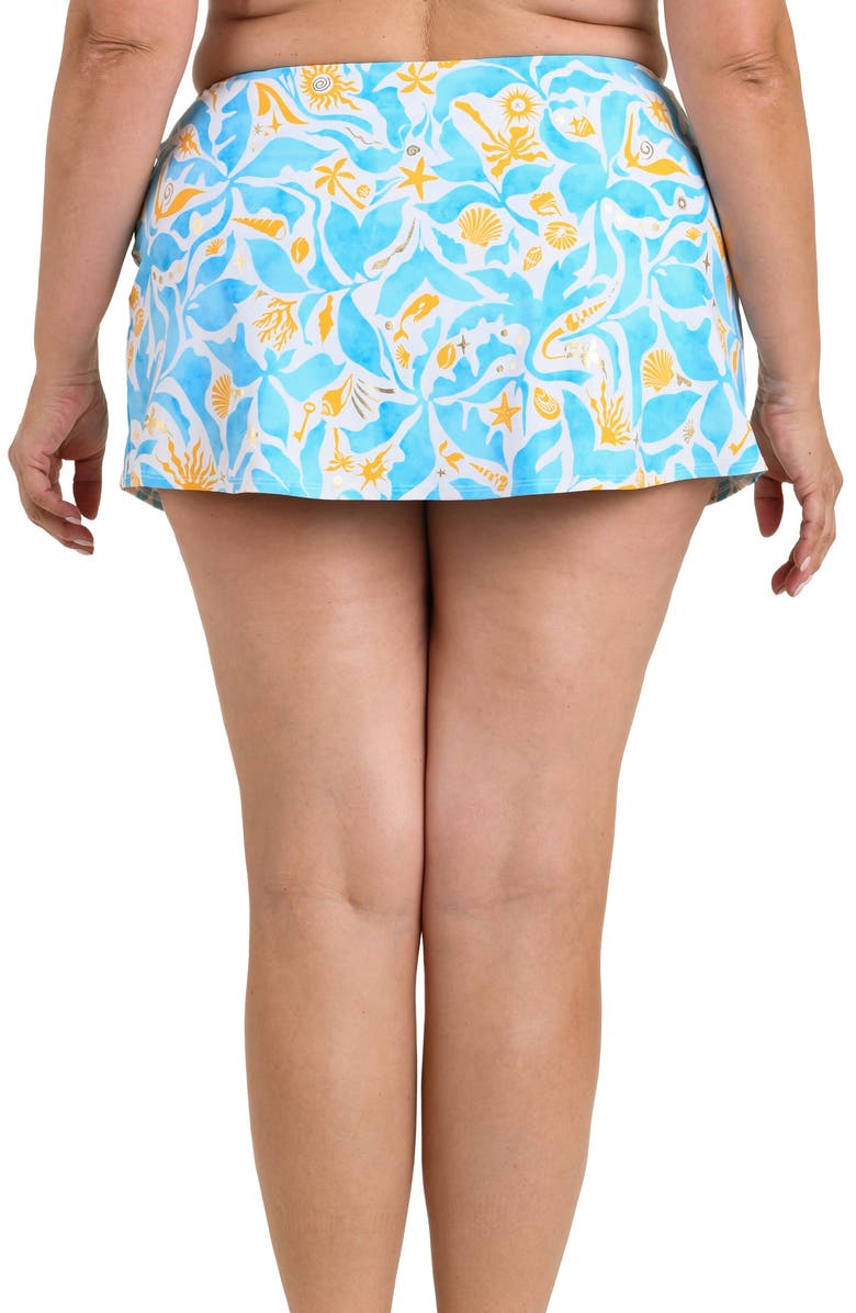 La Blanca Trinket Skirted Bikini Bottoms, Alternate, color,