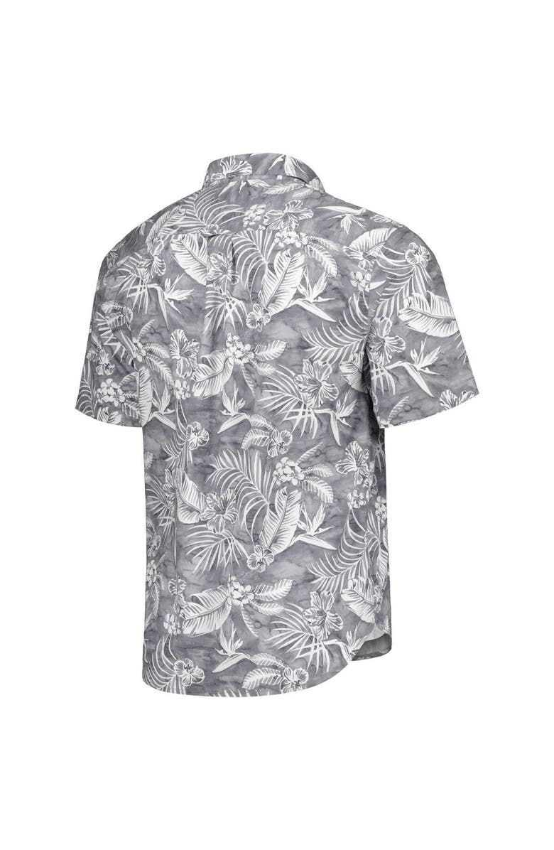 Tommy Bahama Men's Tommy Bahama Gray Los Angeles Chargers Aqua Lush Full-Button Shirt, Alternate, color,
