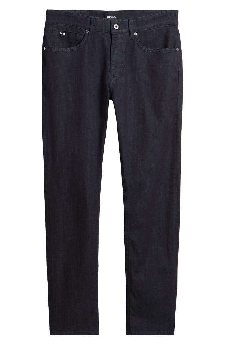 BOSS Delaware Slim Fit Jeans, Alternate, color, Dark Blue