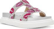 Betsey Johnson Billy Metallic Flatform Slide Sandal