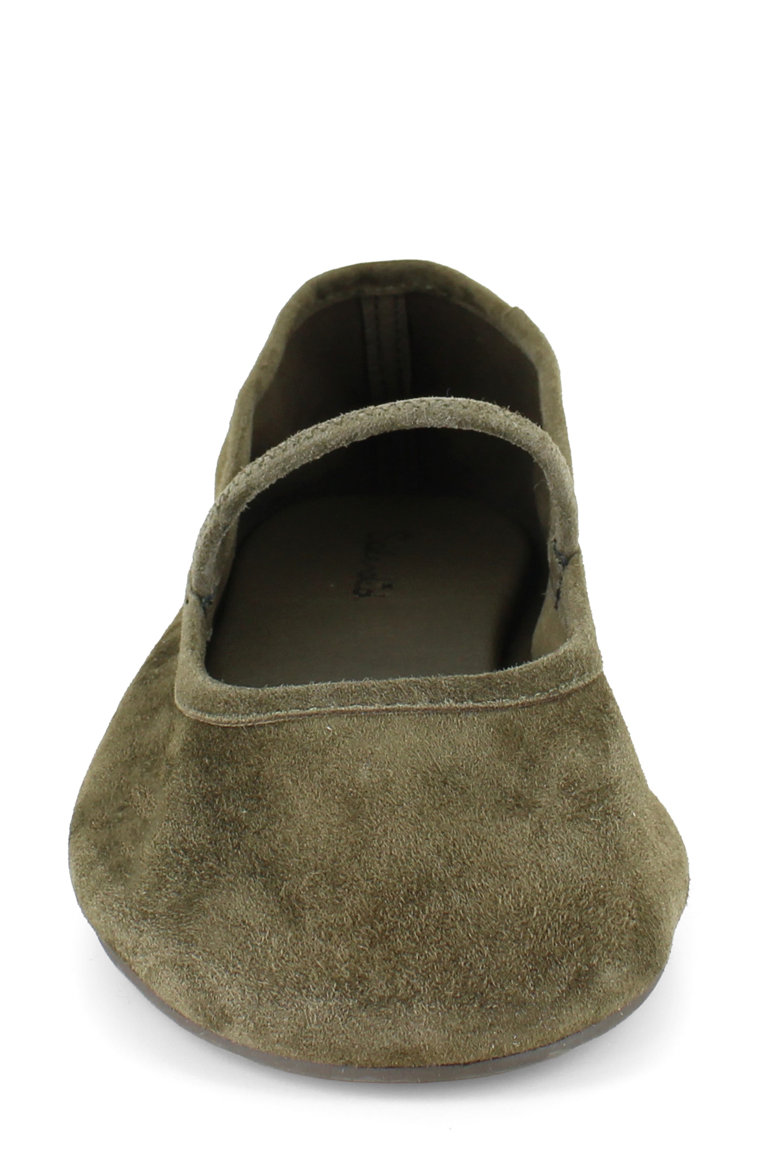 Bella Mary Jane Flat, Alternate, color, OLIVE