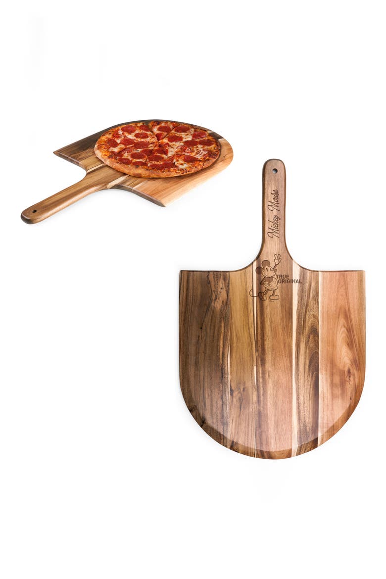Disney® Mickey Mouse Pizza Plank & Serving Tray, Alternate, color, BROWN