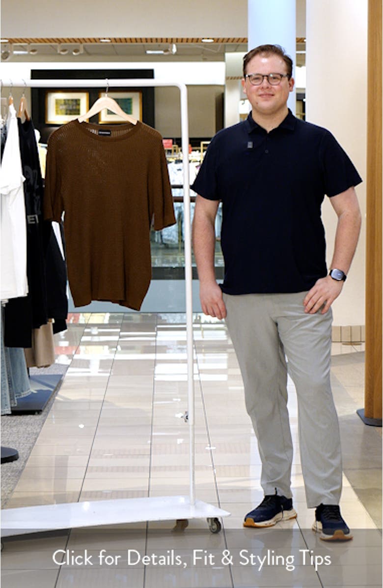 Tipped Chevron Knit T-Shirt, sales video thumbnail