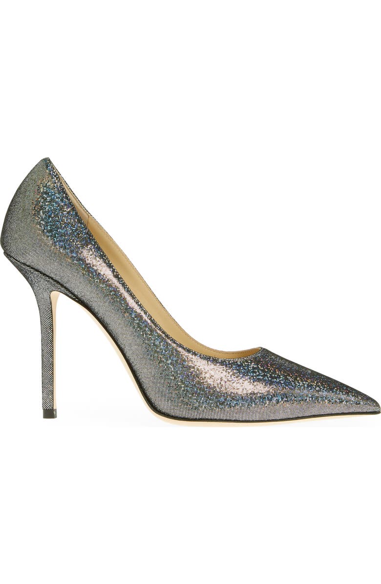 Jimmy Choo Love Disco Glitter Pointed Toe Pump, Alternate, color,