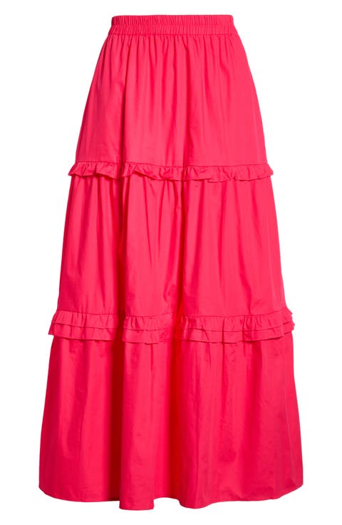 Isabel Ruffle Maxi Skirt