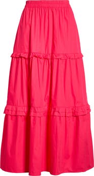 SUGARLIPS Isabel Ruffle Maxi Skirt