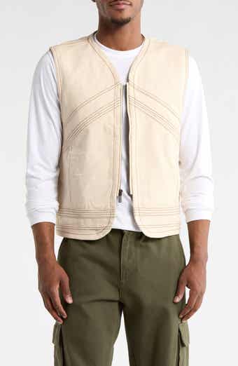 HONOR THE GIFT Logo Appliqué Cotton Canvas Riding Vest
