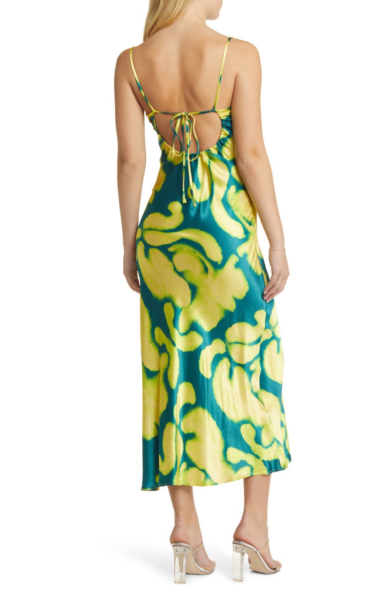 Topshop Cami Satin Slipdress, Alternate, color,