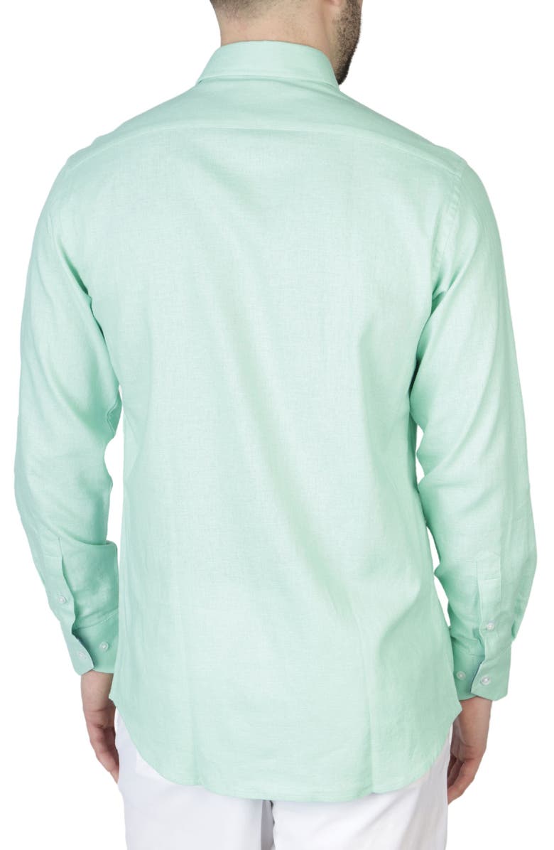TailorByrd Linen Blend Shirt, Alternate, color, Fresh Mint
