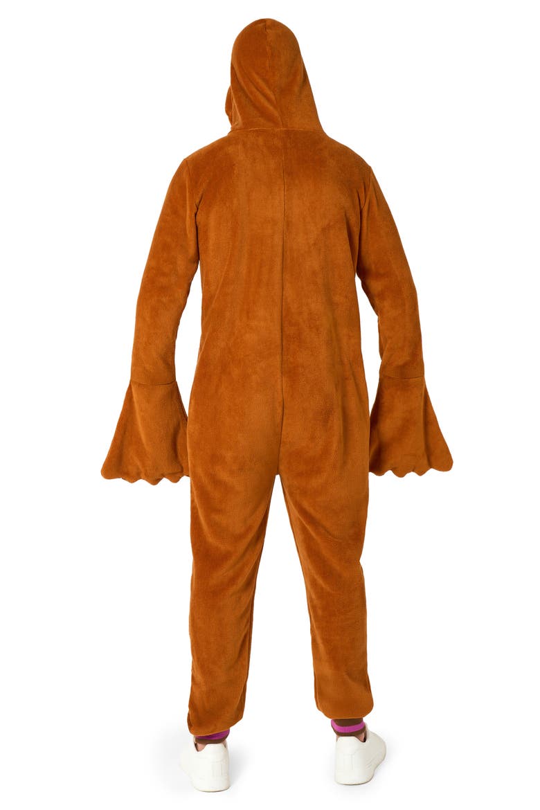 Walrus Hooded Fleece Costume Jumpsuit, Alternate, color, BEIGE