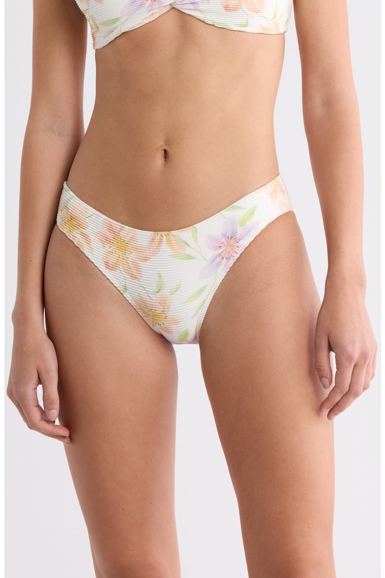 Day Driftin' Lowrider Bikini Bottoms, Main, color, WHITE MULTI