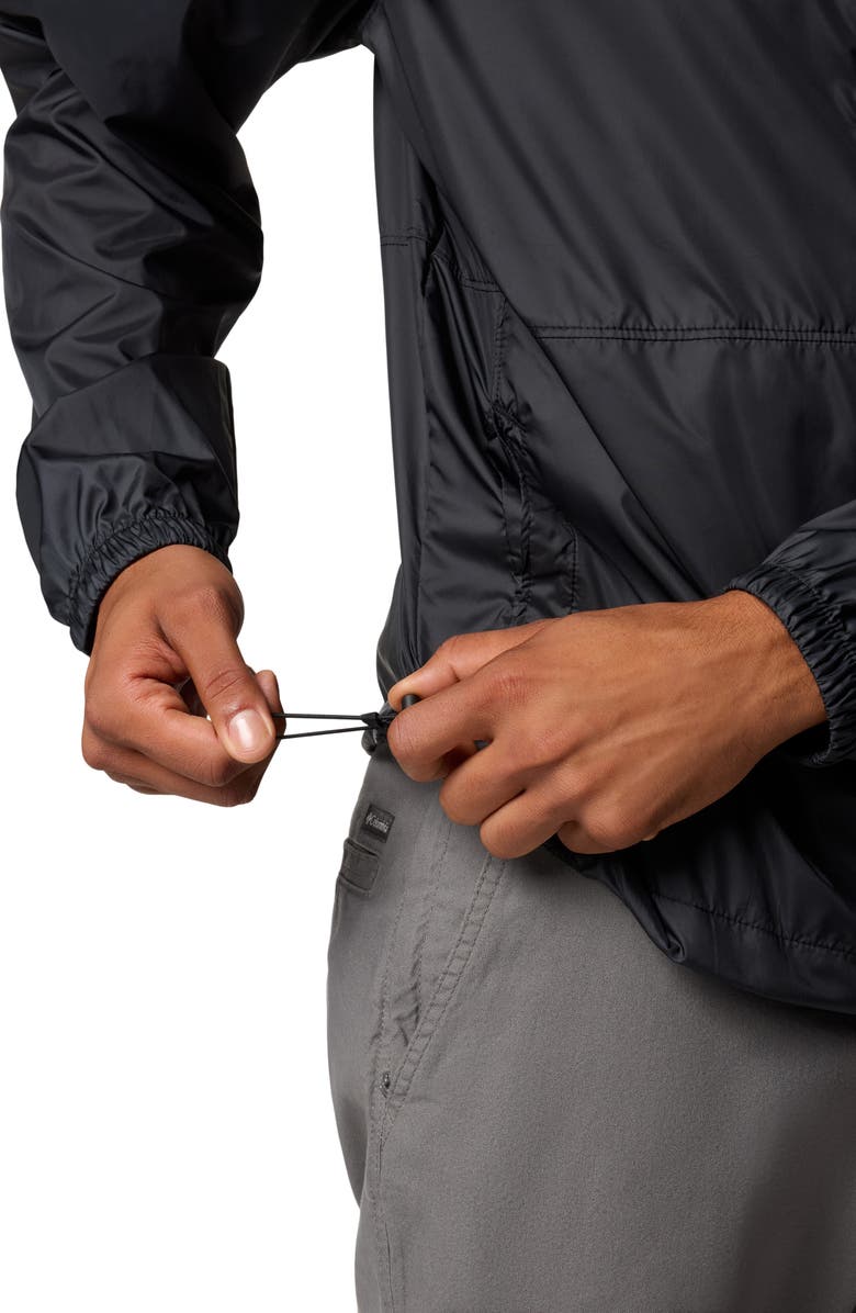 Columbia Center Ridge II Hooded Windbreaker Jacket, Alternate, color,