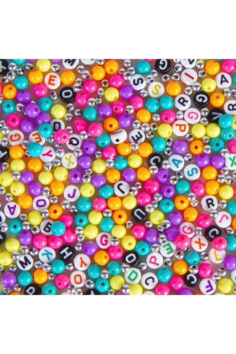 Jewelry Design Kit Tell Your Story, 1500+ Alphabet Beads, Alternate, color, Multicolored