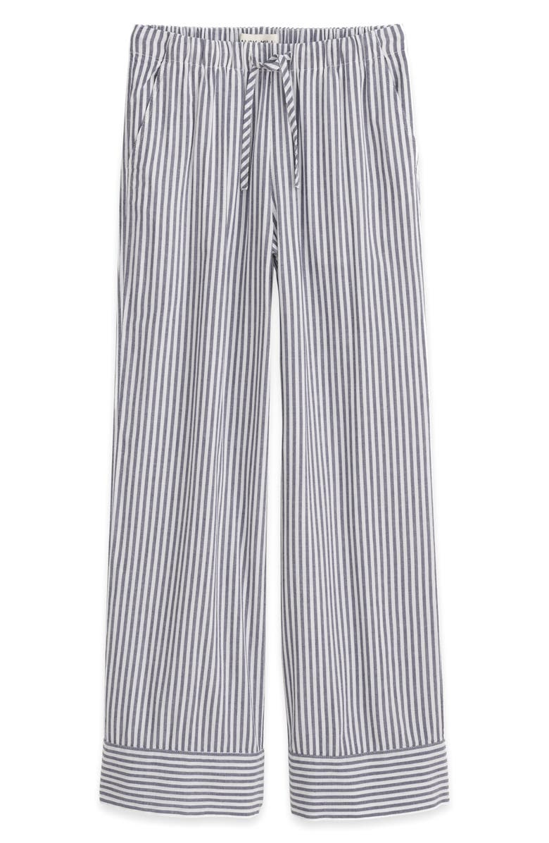 Alex Mill Pin Stripe Pants, Main, color, Blue/ White
