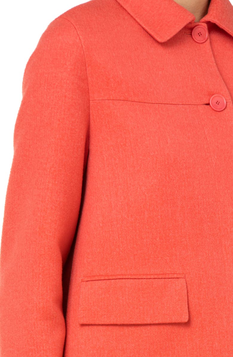 Akris Maureen Bicolor Double Face Cashmere Crop Jacket, Alternate, color, 