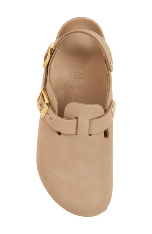 Birkenstock Beige Suede Tokio Ii Slippers In Sandcastle