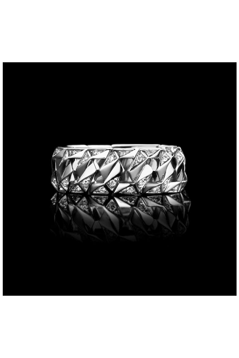 Bond Signature Diamond Ring, Alternate, color, WHITE GOLD