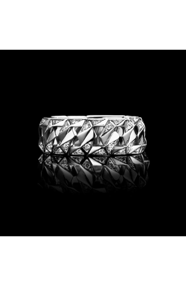 DRIES CRIEL Bond Signature Diamond Ring, Alternate, color, White Gold