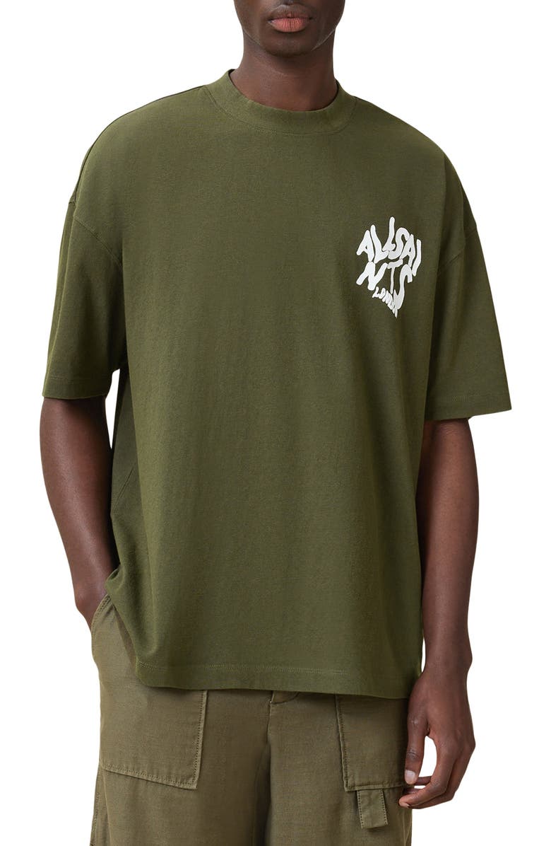 AllSaints Orlando Logo Graphic T-Shirt, Main, color,