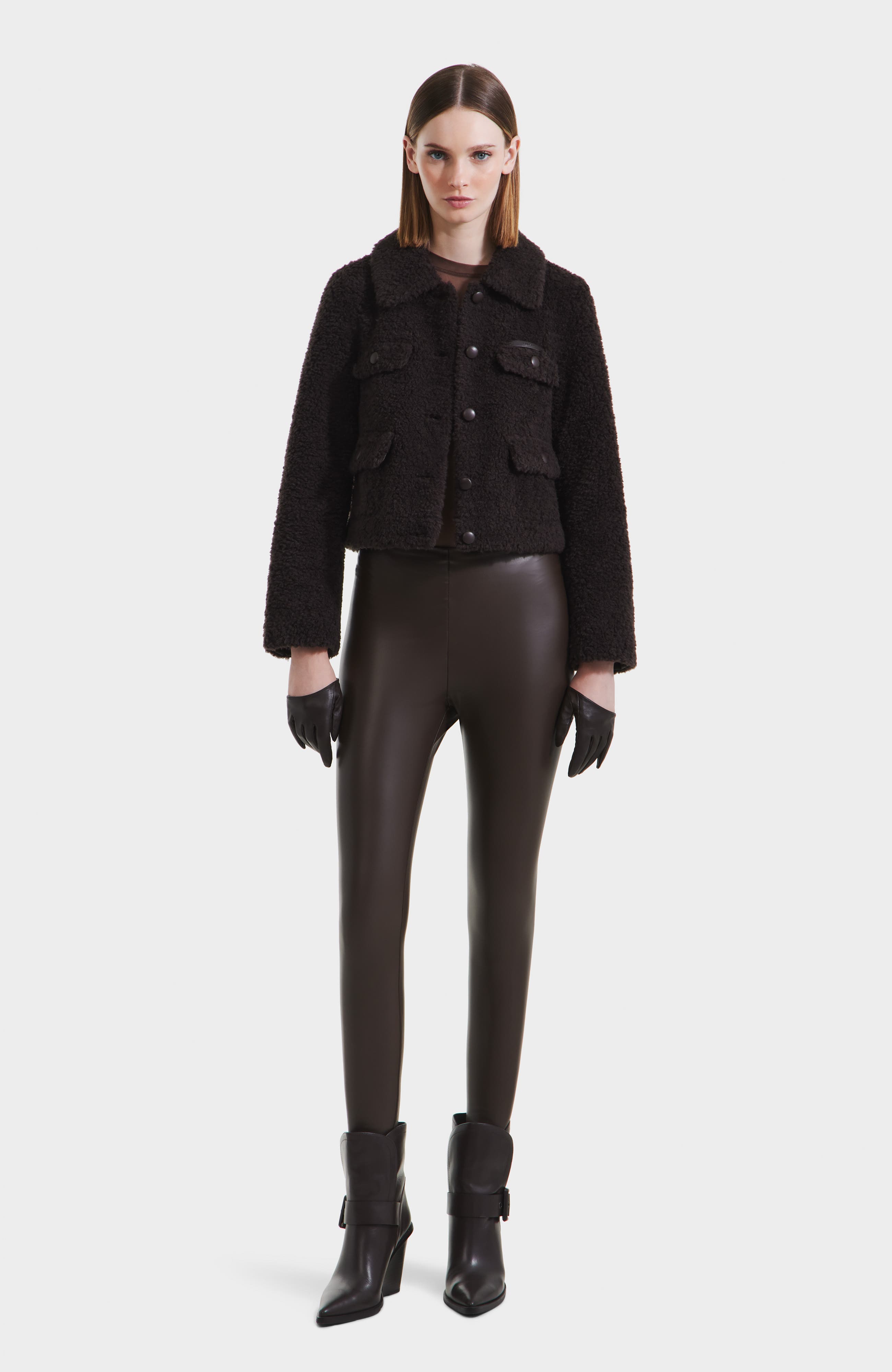 Blair Short Wool Teddy Jacket - image 4