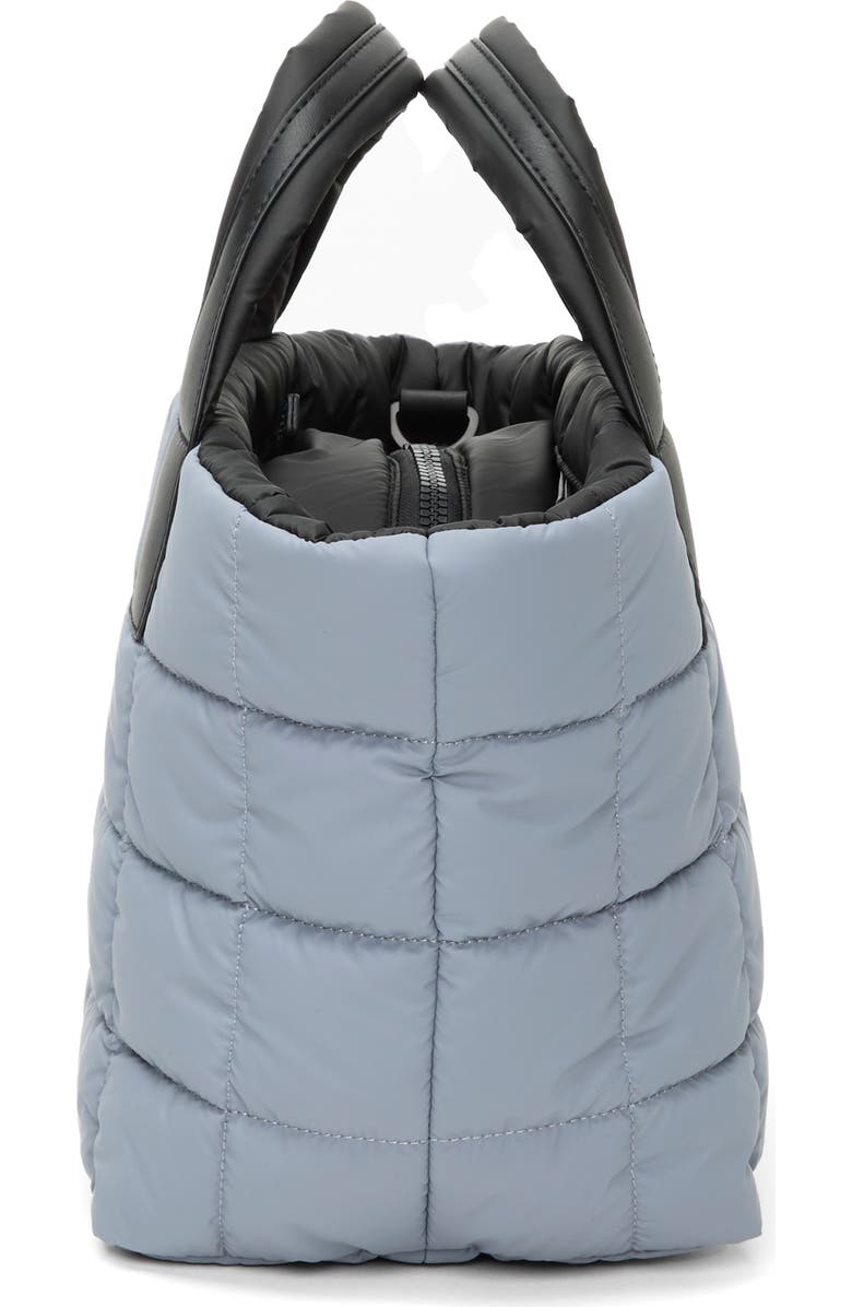 VeeCollective Small Porter Water Repellent Quilted Tote, Alternate, color, Slate Grey Gry
