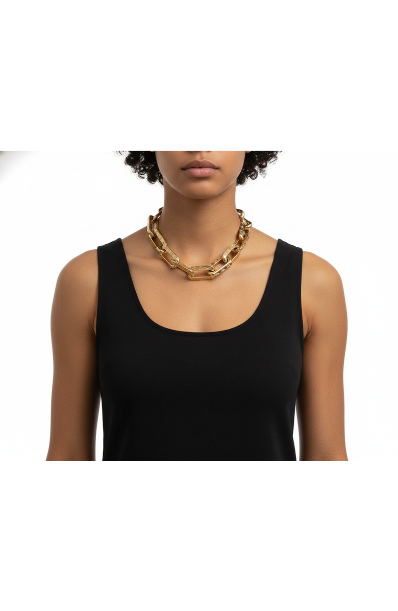 DESERI Statement Chain, Alternate, color, Gold