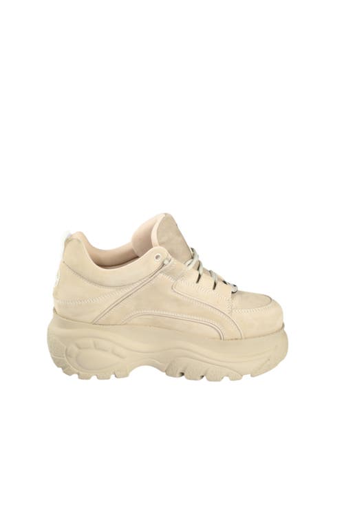Buffalo Boots Classic Low Leather Shaft Height Sneaker In Neutral