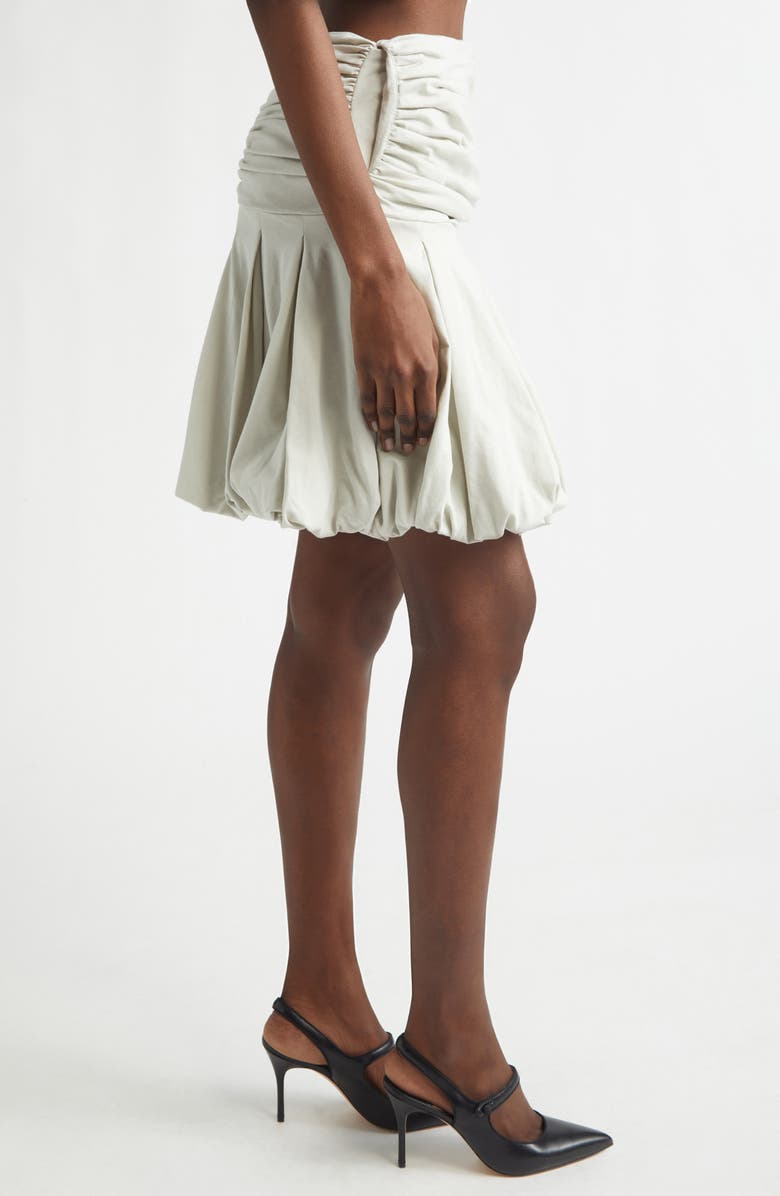 renaissance renaissance Qajar Pleated Bubble Hem Jersey Miniskirt, Alternate, color, 