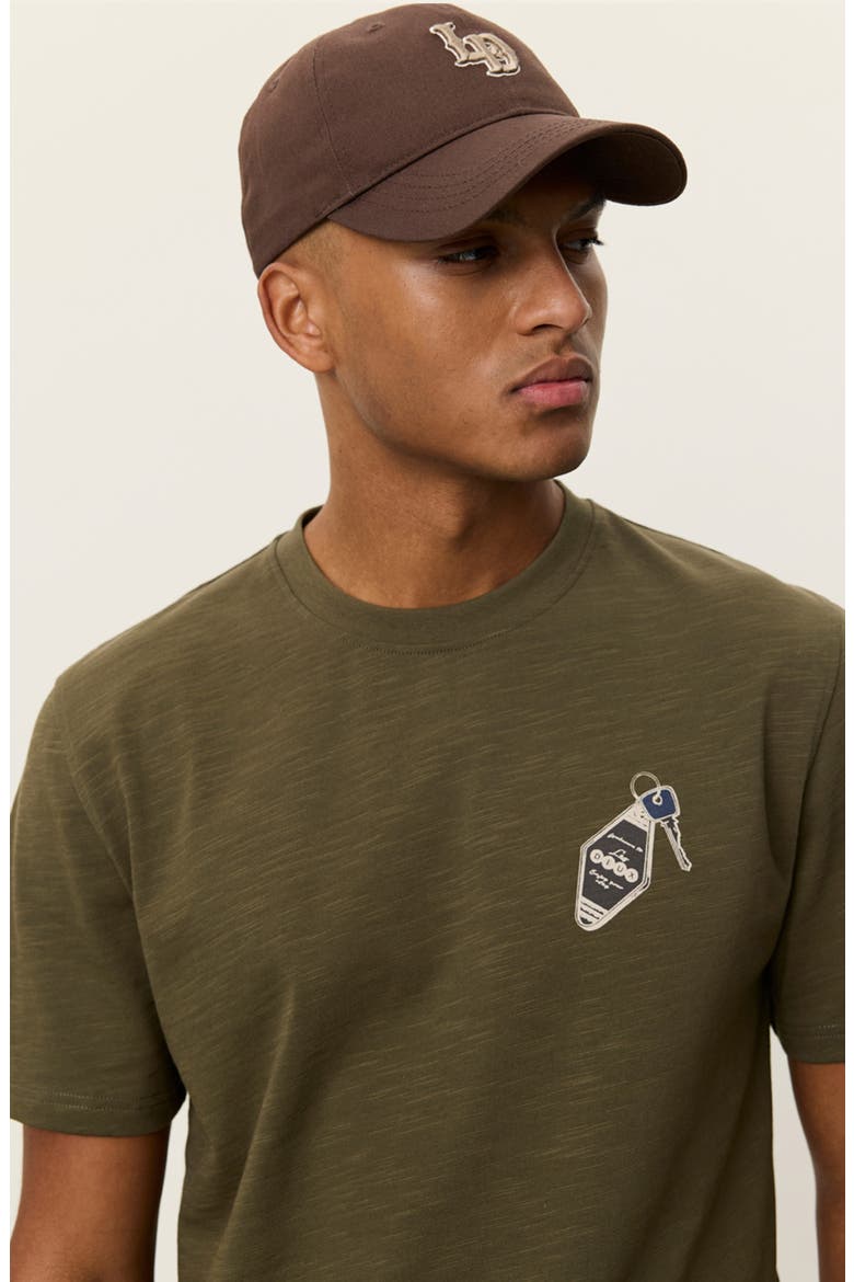 Ben Troy Organic Cotton Graphic T-Shirt, Alternate, color, OLIVE NIGHT