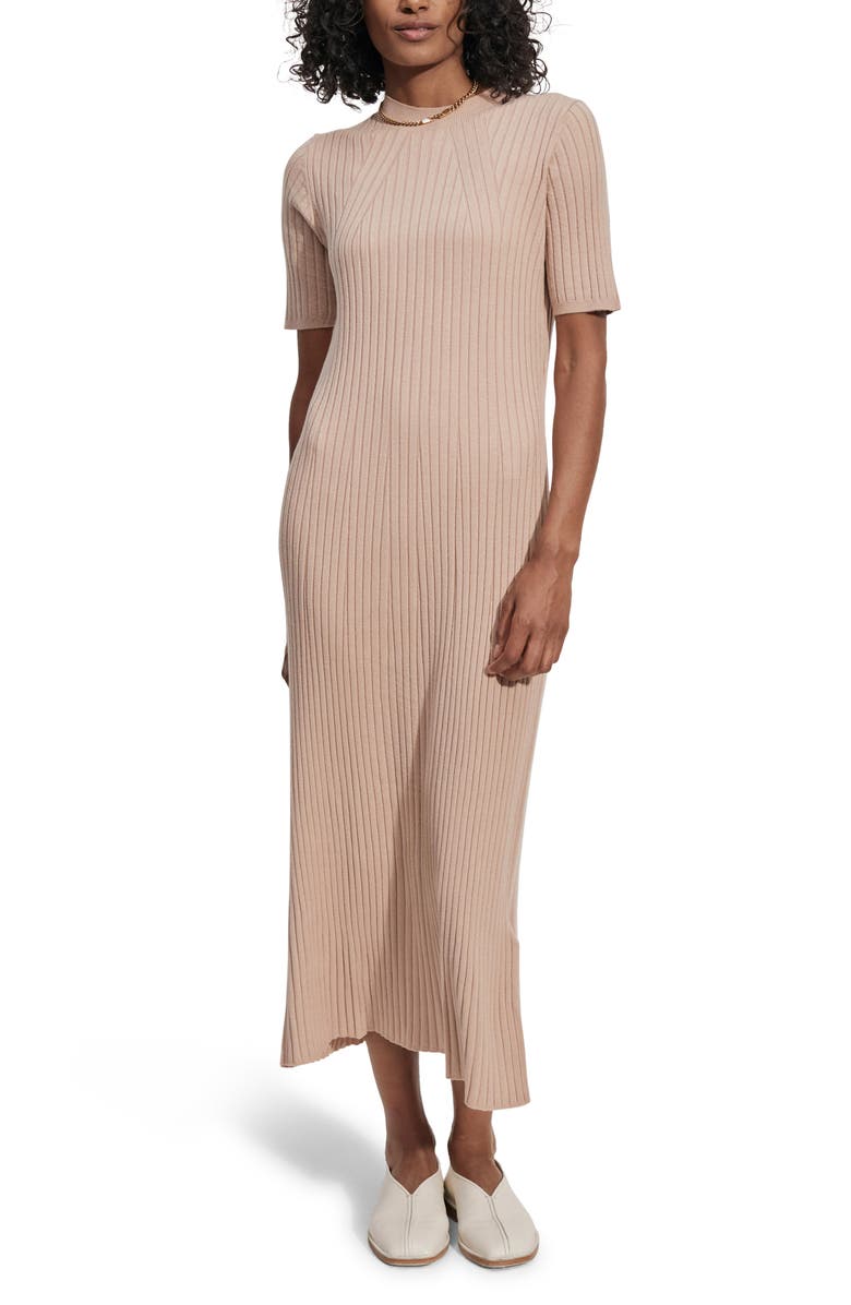 Varley Maeve Rib Midi Sweater Dress, Main, color, 