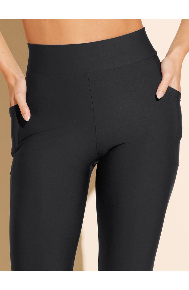 STYLEST DaySculpt Casual Cropped Plegging, Alternate, color, Caviar