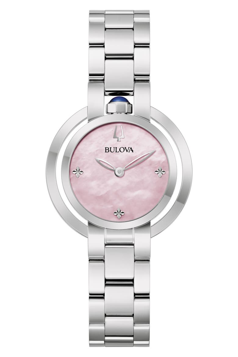 Rubaiyat Bracelet Watch, 30.5mm, Main, color, SILVER-TONE