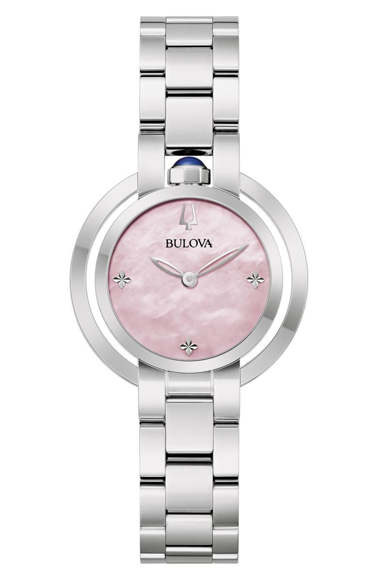 BULOVA Rubaiyat Bracelet Watch, 30.5mm, Main, color, Silver-Tone