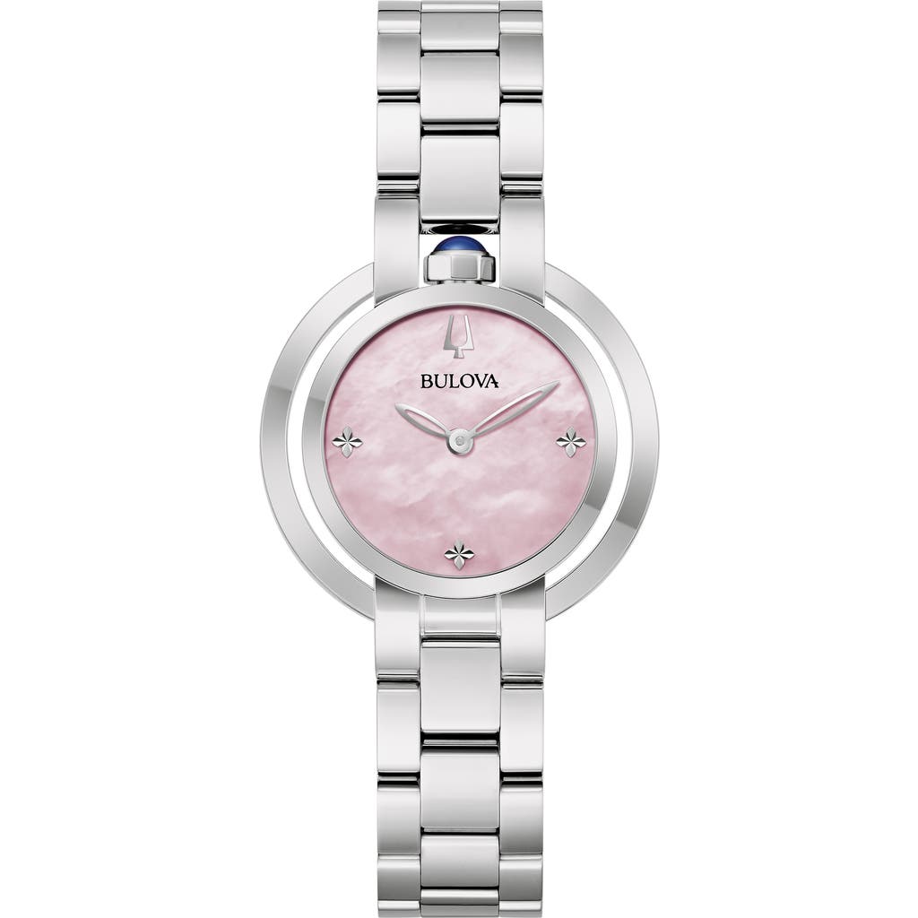 Bulova Rubaiyat Bracelet Watch, 30.5mm In Silverone