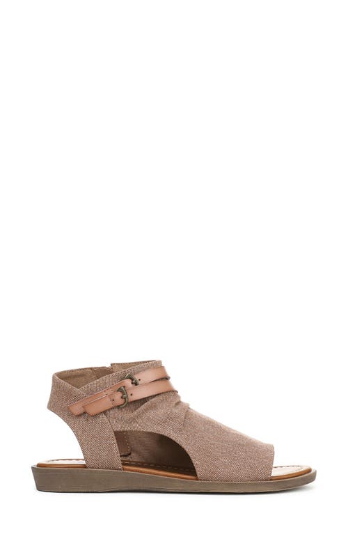 Shop Blowfish Malibu Denver Sandal In Sand Denim Fabric