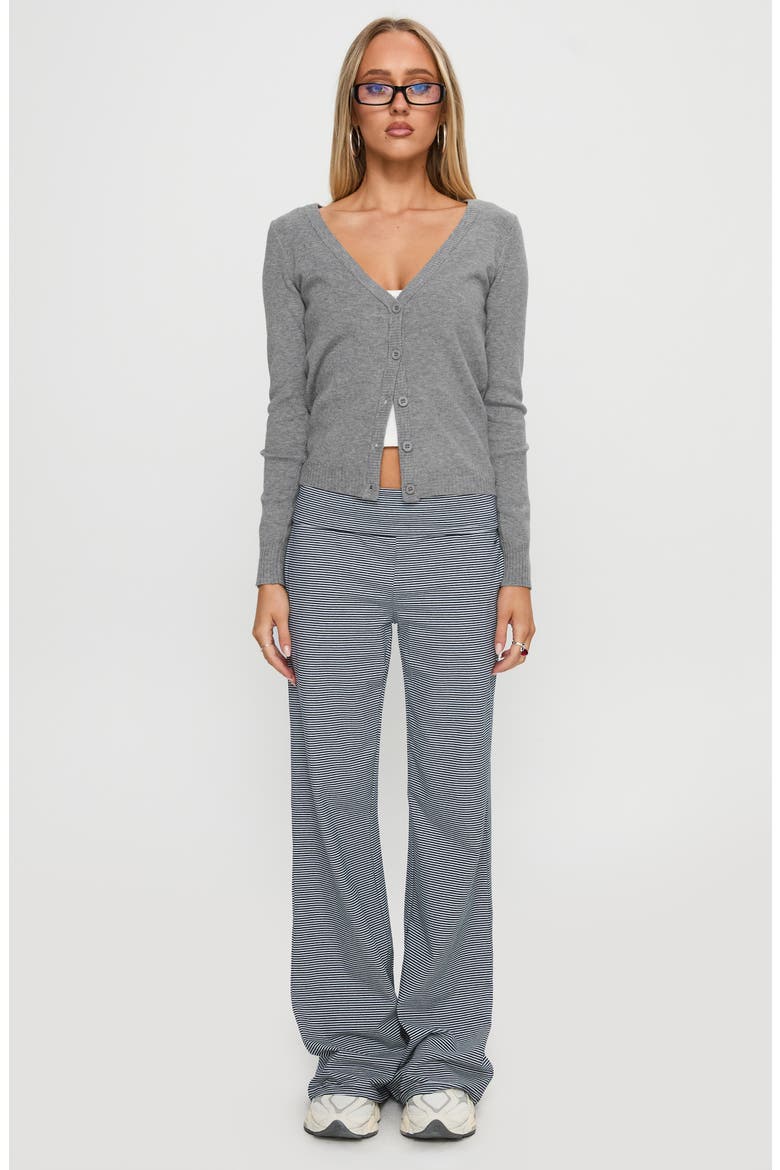 York V-Neck Cardigan, Alternate, color, GREY MARLE