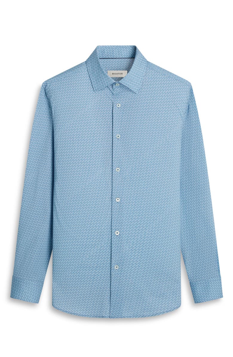 Bugatchi James OoohCotton<sup>®</sup> Print Button-Up Shirt, Alternate, color, 