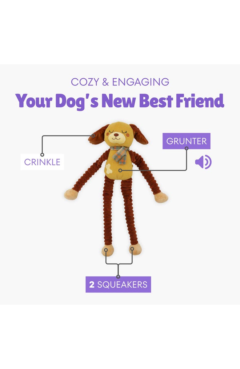 Patchwork Pet Dylan Dog, 24 Inch Dog Toy, Alternate, color, Multicolored