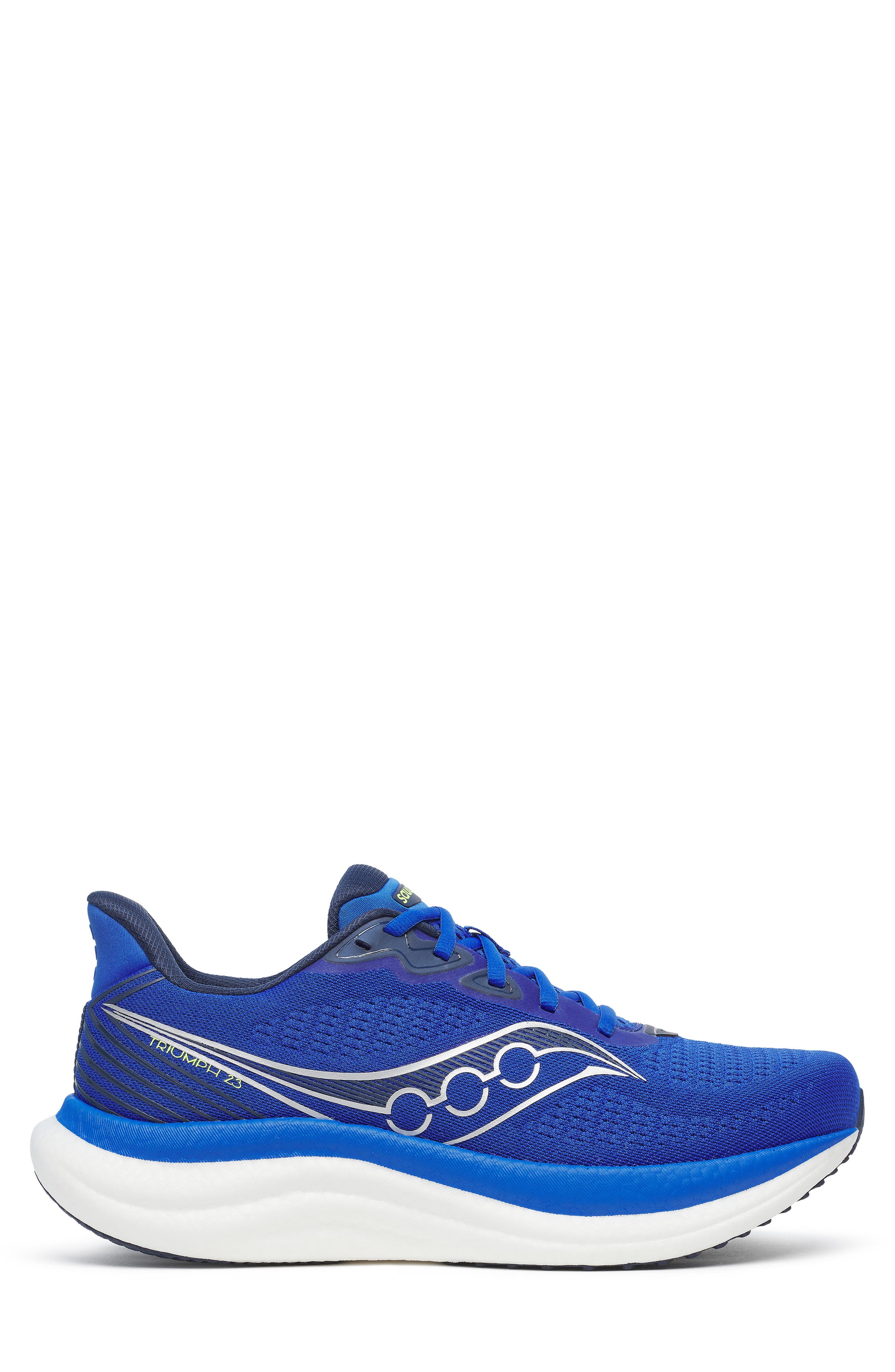 Triumph 23 Running Shoe, Alternate, color, LAPIS/ SILVER