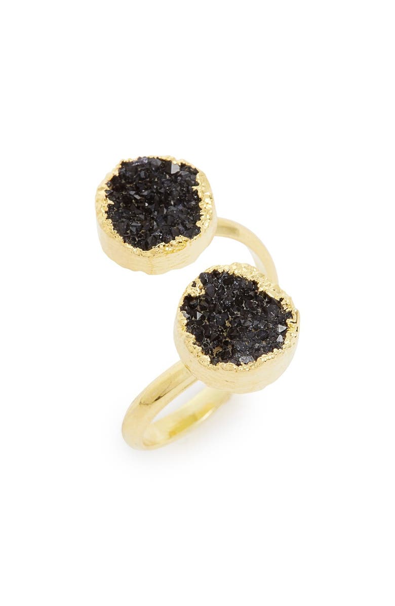 Nakamol Chicago Nakamol Design Two Stone Drusy Ring, Main, color,