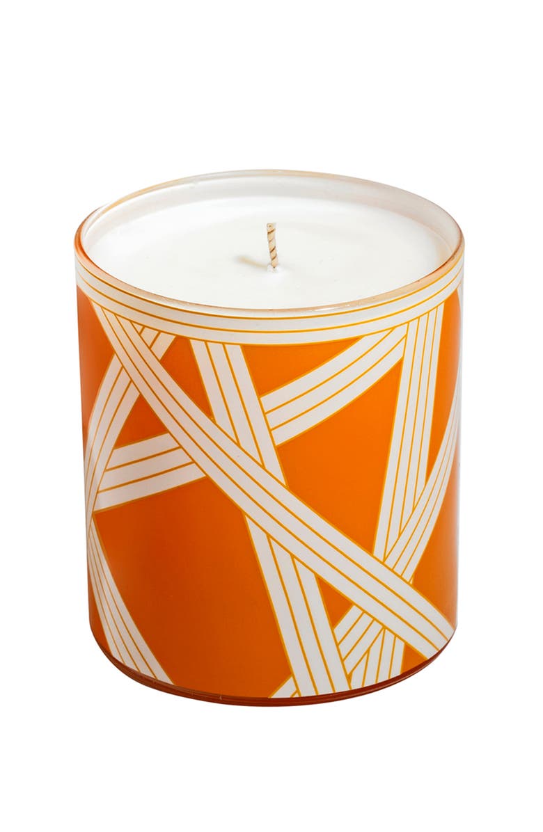 Missoni Home Tableware Scented Candle NASTRI 220gr Bicolore 1 Orange diam. 3.3", H 3.5", Main, color, Orange