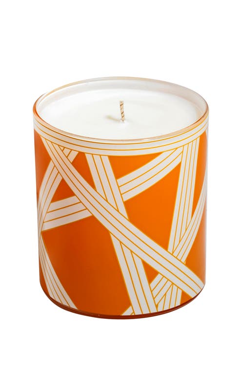Missoni Home Tableware Scented Candle Nastri 220gr Bicolore 1 Orange Diam. 3.3", H 3.5"