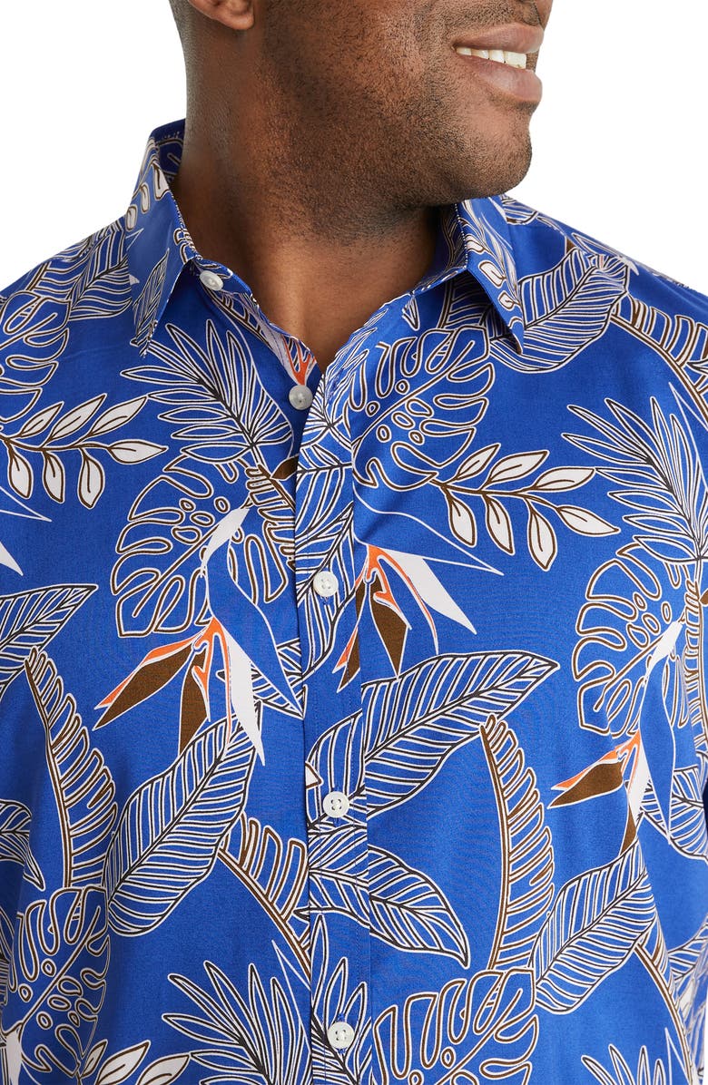 Johnny Bigg Java Tropical Short Sleeve Button-Up Shirt, Alternate, color,