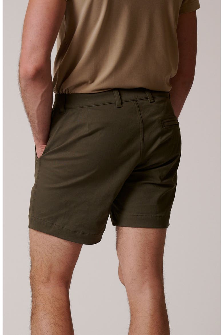 Stretch Cotton Chino Shorts, Alternate, color, Martini Olive