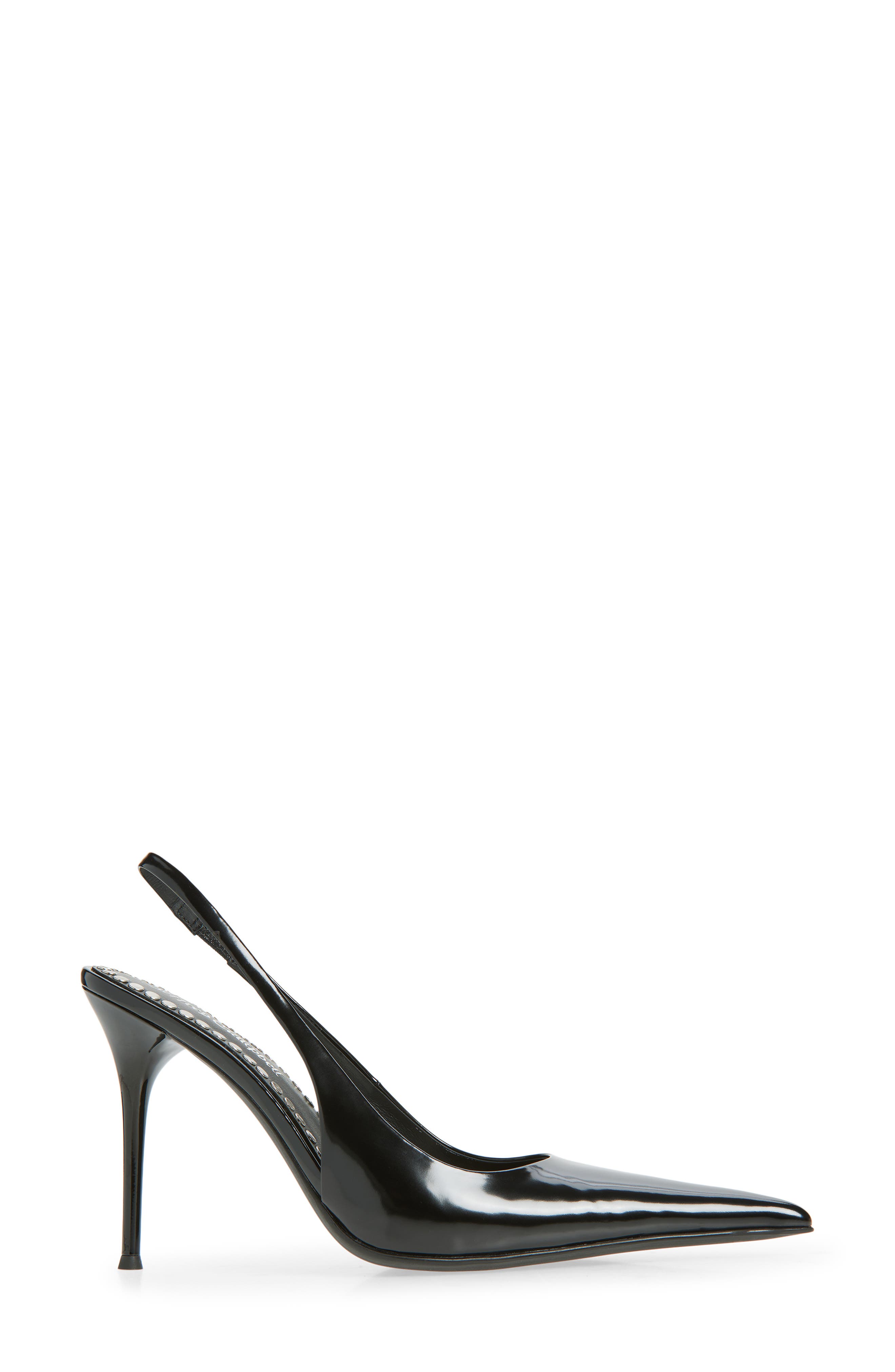 Jeffrey Campbell You Wish Slingback Pump, Alternate, color, Black Box Silver