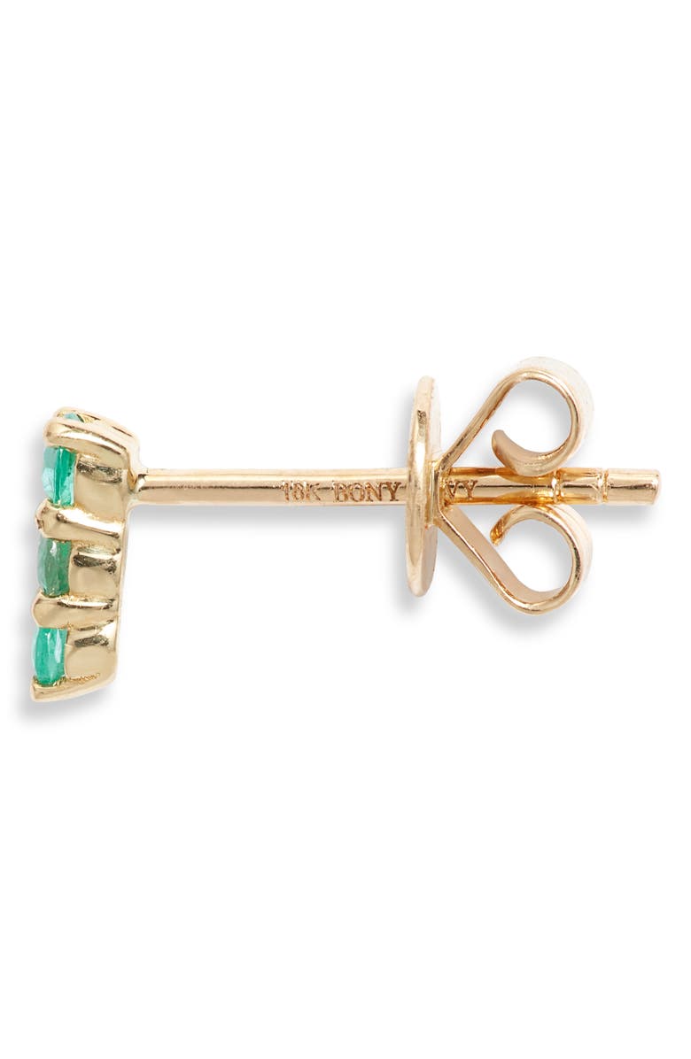 Bony Levy El Mar Emerald Stick Stud Earrings, Alternate, color, 