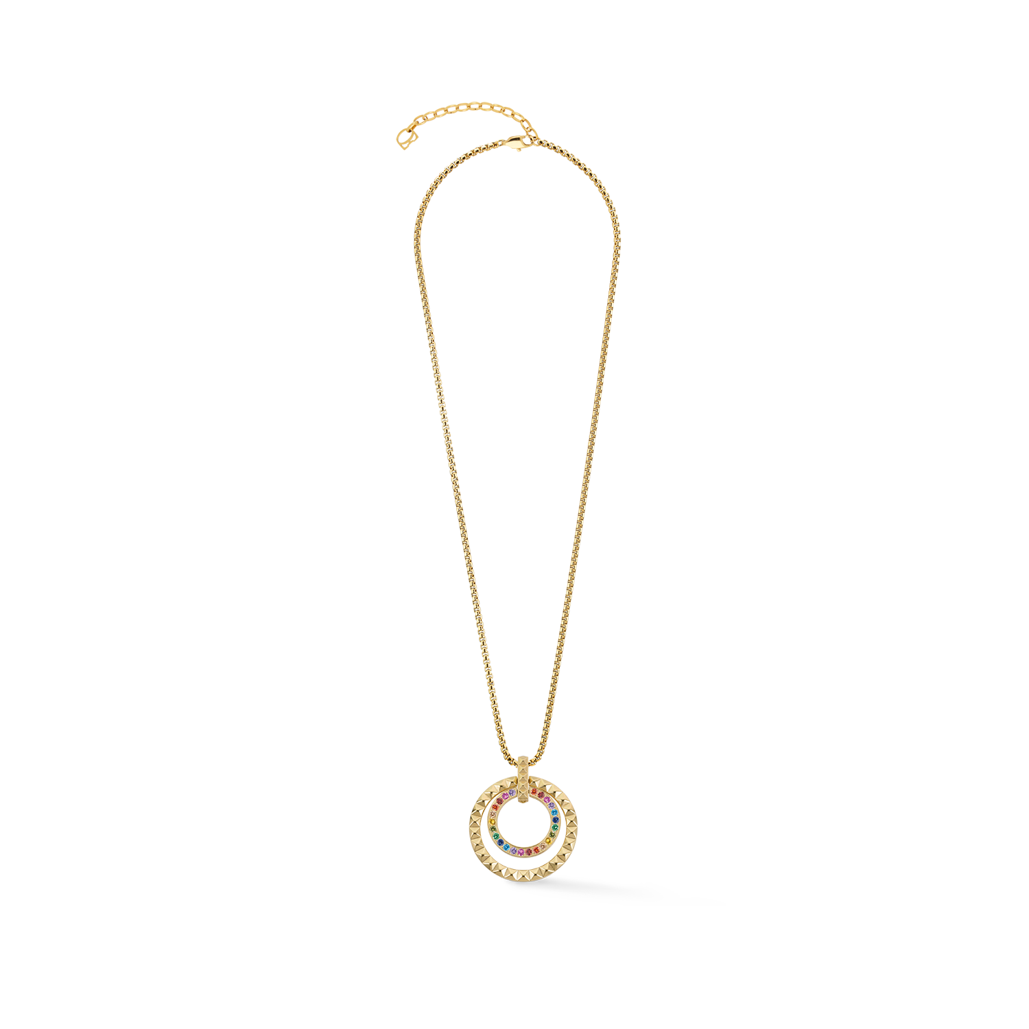Multicolor Rainbow-Gold